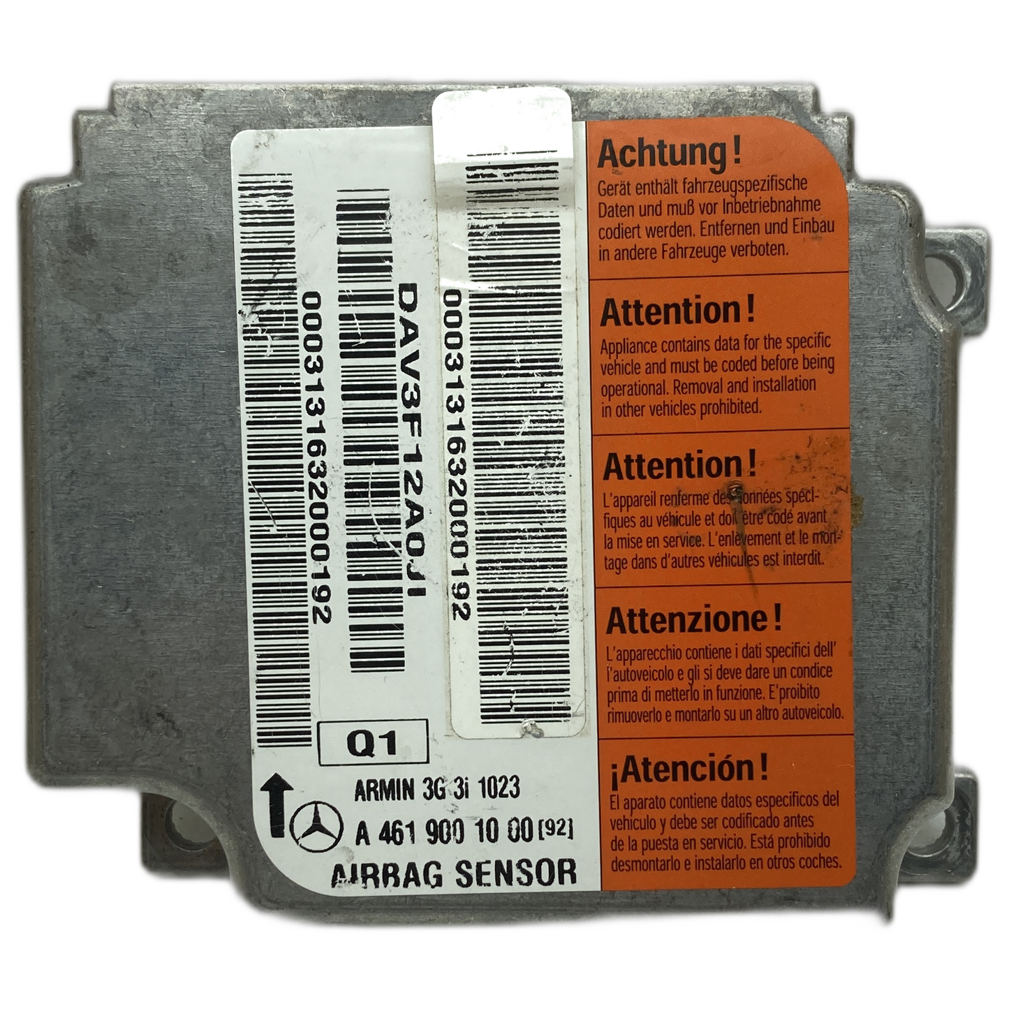 Mercedes-Benz G-Klasse W463 Airbag-Steuergerät Reparatur