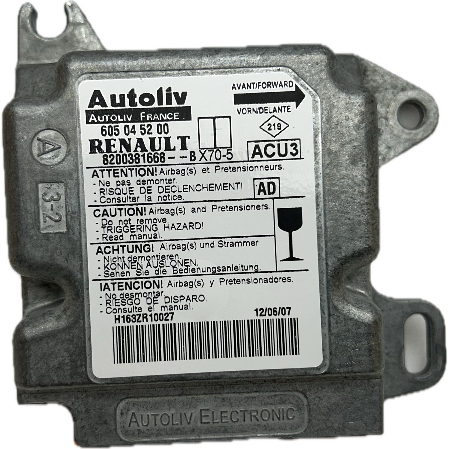 Renault Master II Airbag-Steuergerät Reparatur